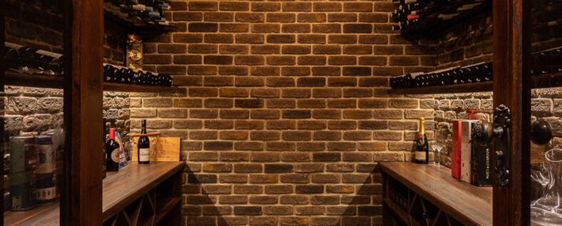 durabric-alternative-fake-brick-wall-panels-in-wine-cellar